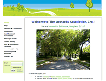 Tablet Screenshot of orchardshoa.org